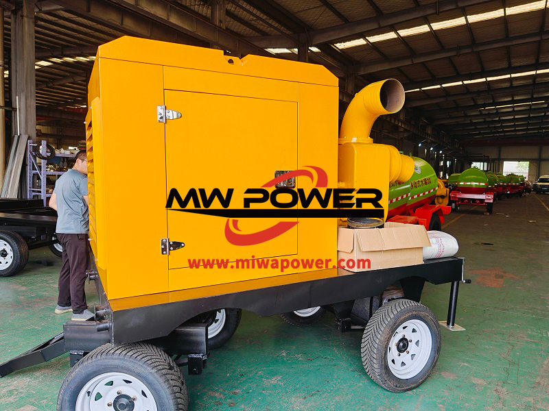 500方移动自吸泵车发货