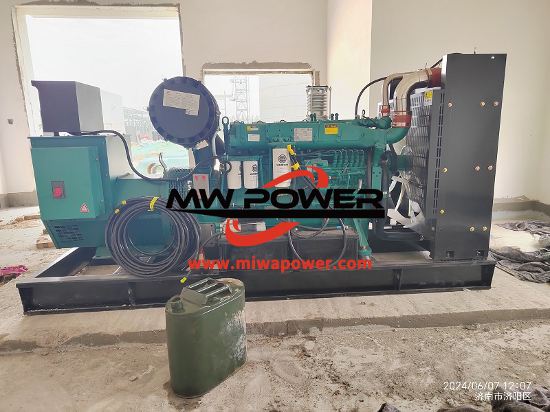 潍柴柴油发电机 在能源集团安装