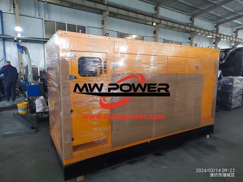 办公楼安装 300kw潍柴发电机组