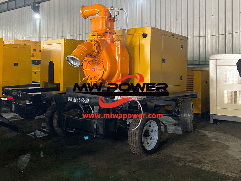 330方移动自吸泵车 发往硅胶提炼厂