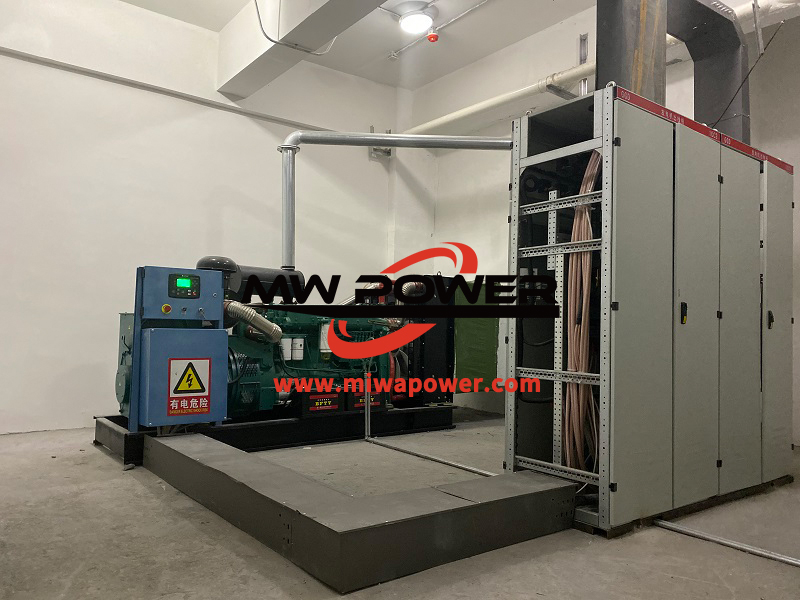 200kw柴油发电机在某房地产 安装交付