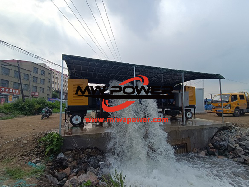 1000方发电机混流泵在河北安装