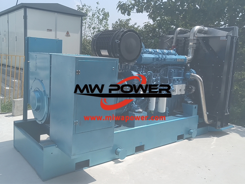 600kw潍柴发电机在养殖场安装