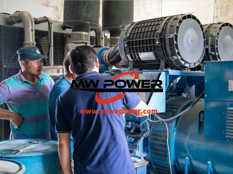 800kw潍柴发电机在郑州养殖场安装