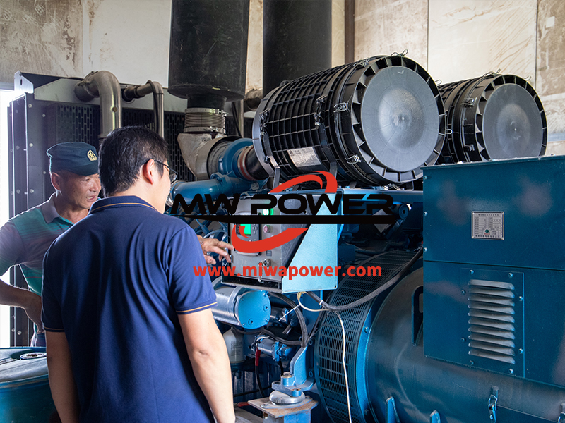 潍柴并机发电机交付视频