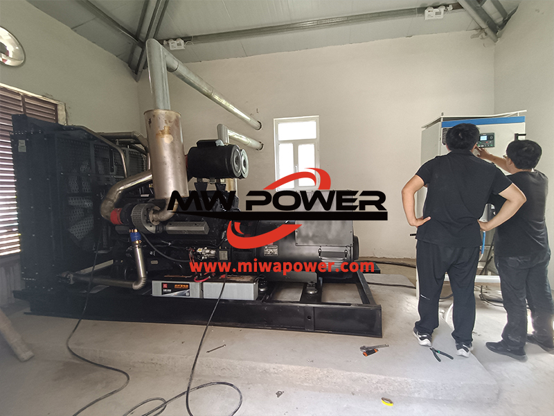 潍坊发电机交付安装视频