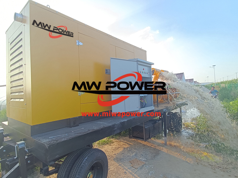 发电自吸泵车交付试机视频