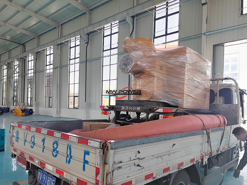 美华动力 200方防汛自吸泵发货