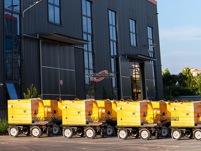 Шестнадцать водоочистных насосов готовы к отправке.