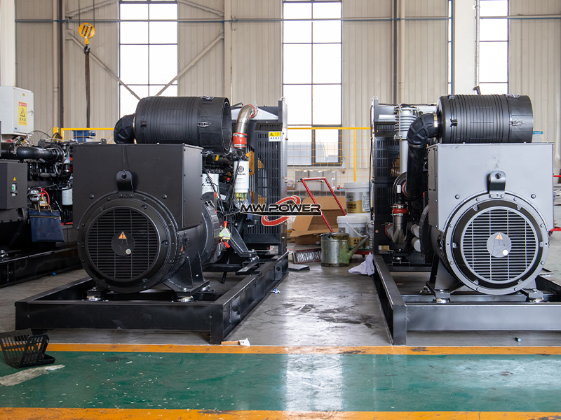 两台潍柴发电机组并机 出口海外