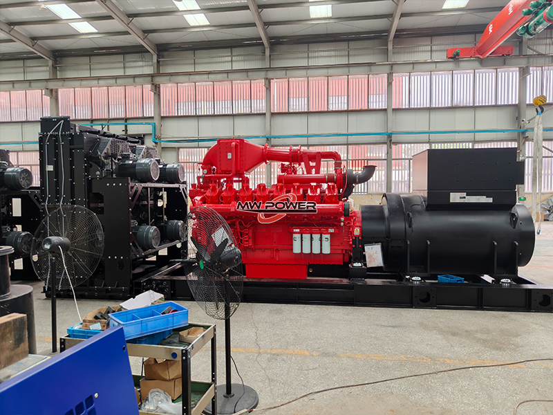 1000 кВт выход газогенераторной установки Cummins